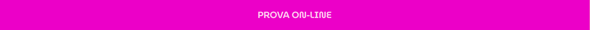PROVA ON-LINE 2027/1
