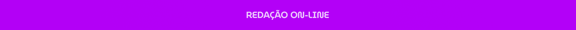 REDAÇÃO ON-LINE 2027/1