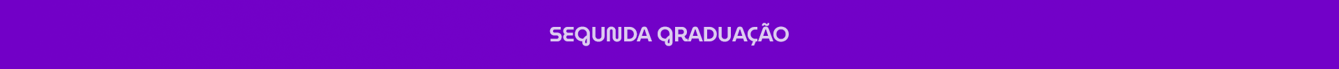 SEGUNDA GRADUAÇÃO 2027/1