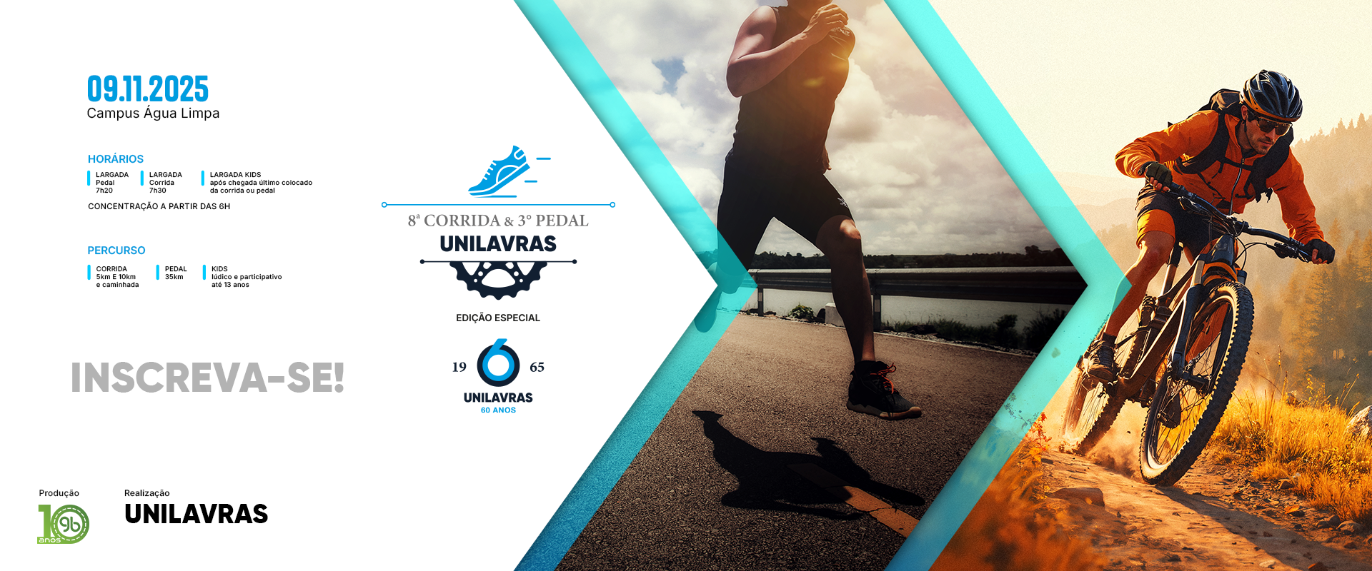 Corrida e Pedal Unilavras – slider home unilavras